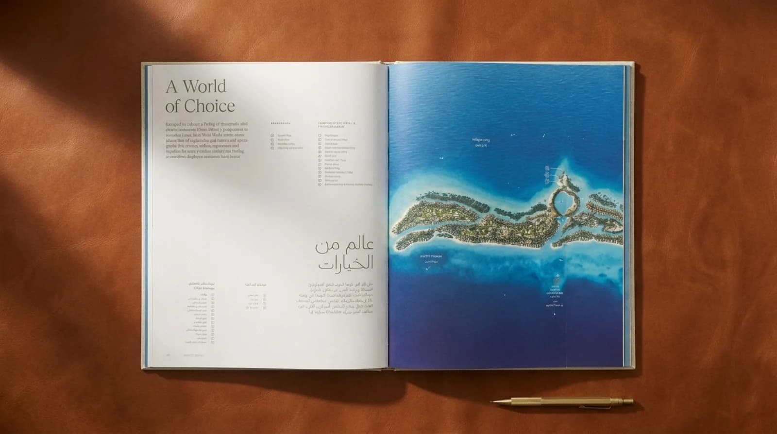 Red Sea Global · Residences map spread