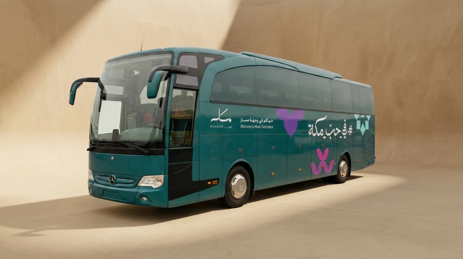 Vista United · Masar Destination · Coach Bus Livery