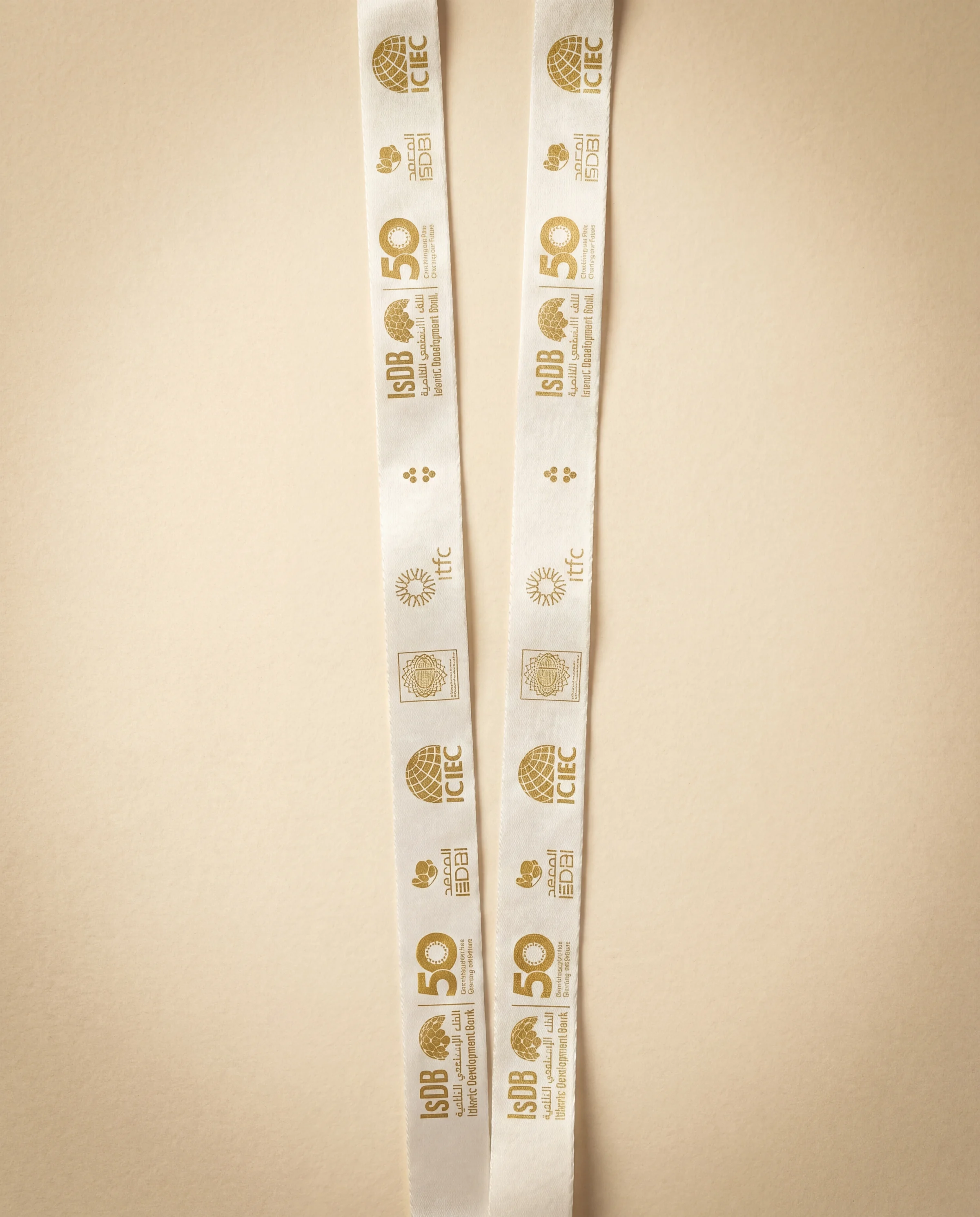 ISDB 50th anniversary printed lanyards by Vista United