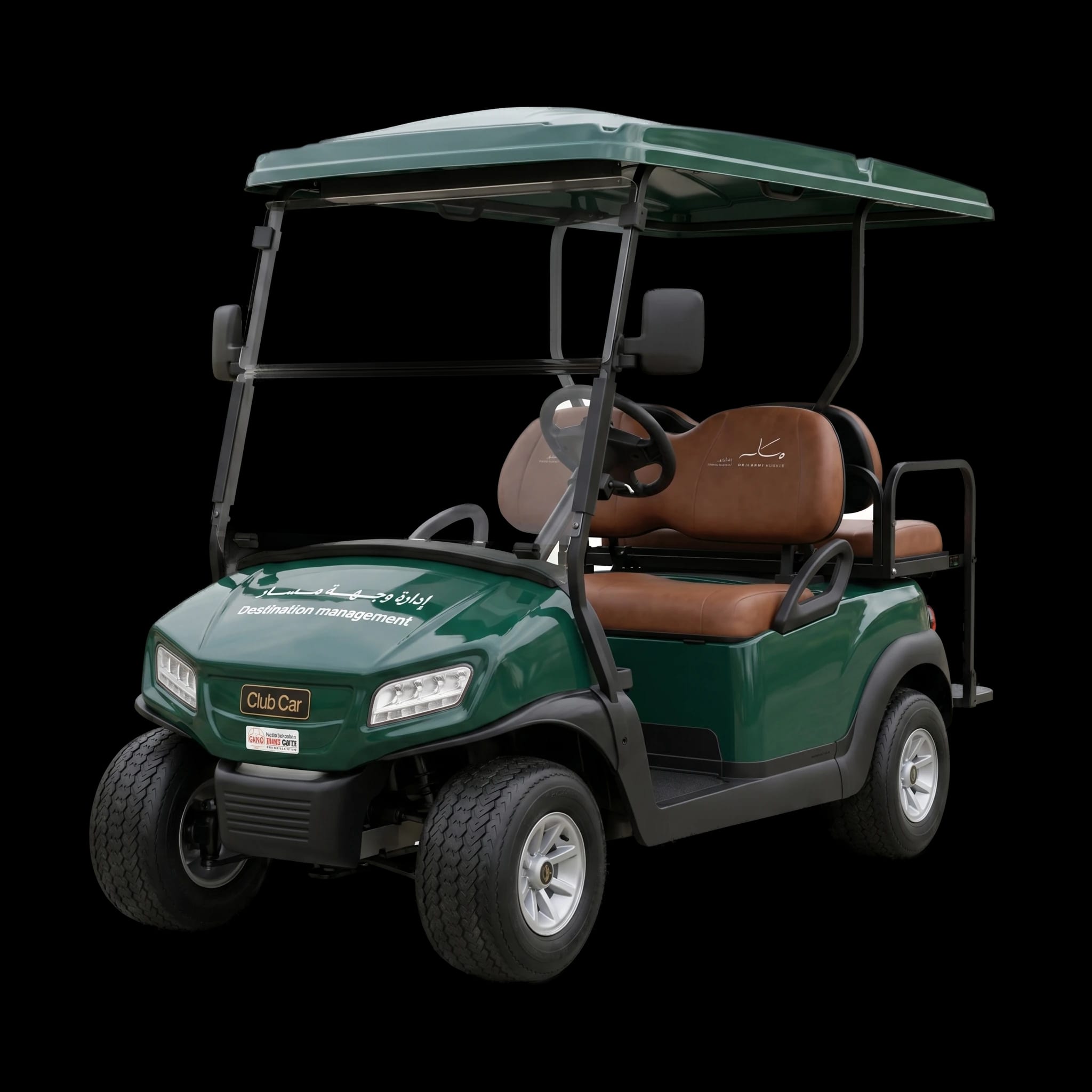 Masar golf cart front view