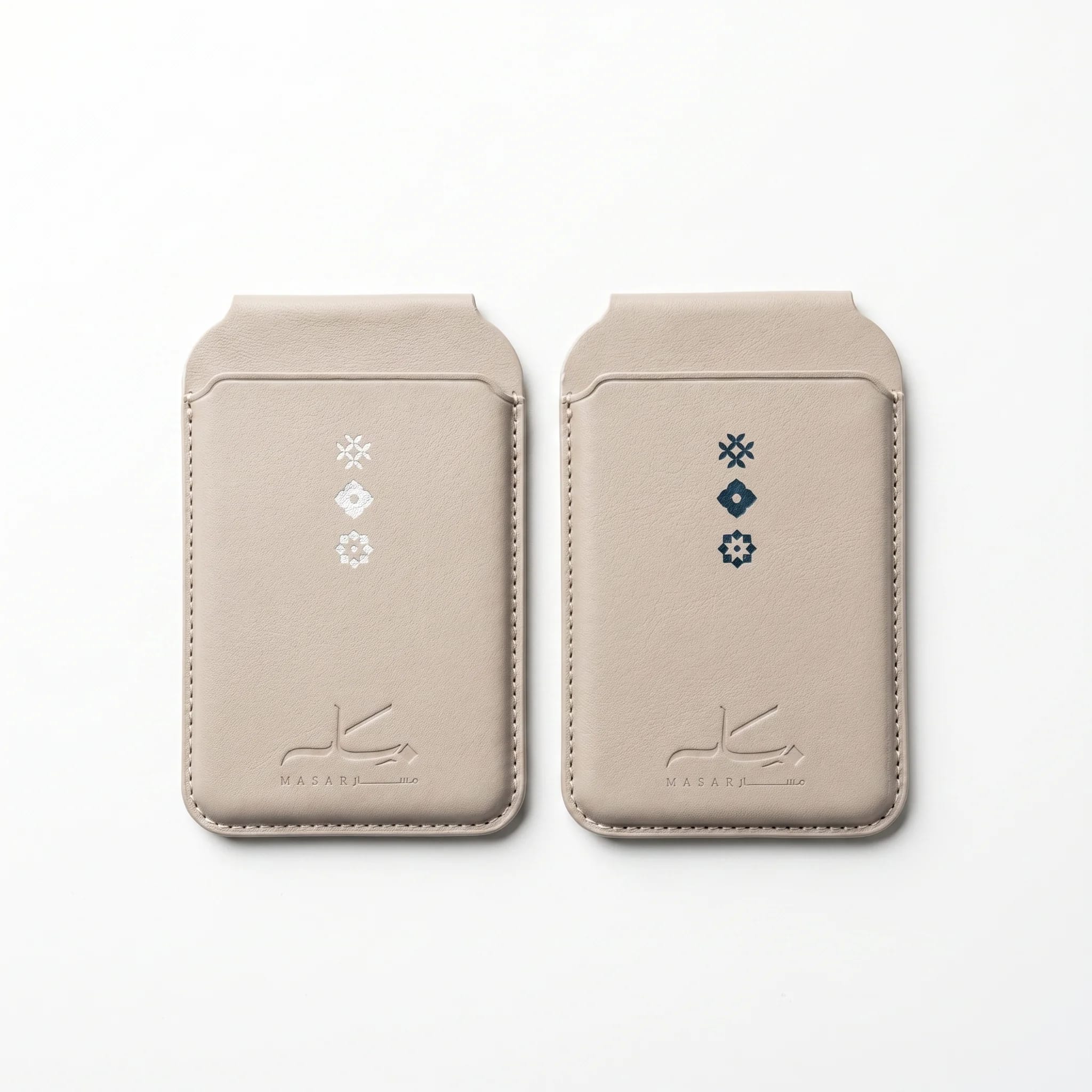 Branded MagSafe wallet pair