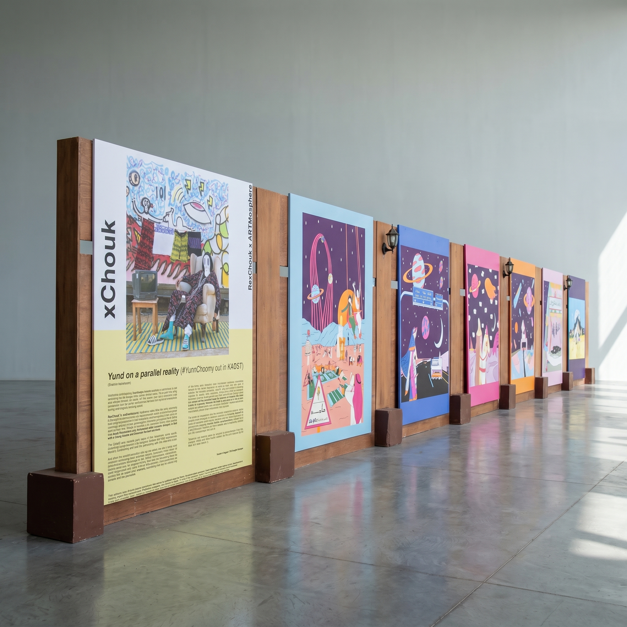 Outdoor Art Exhibition Panels