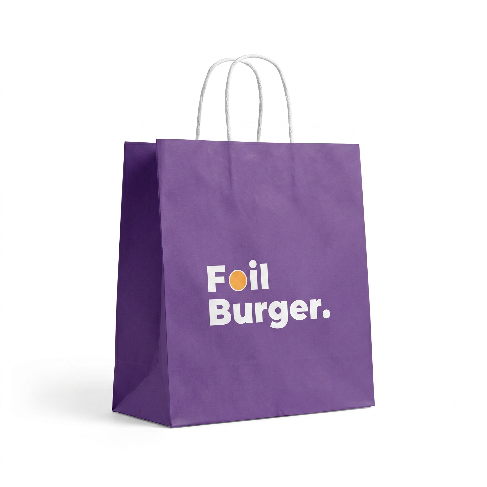 Purple Paper Bag