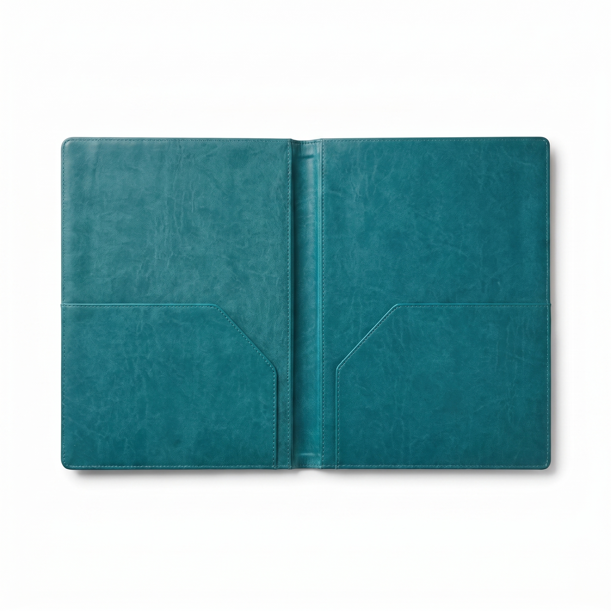 Leather Folder Open