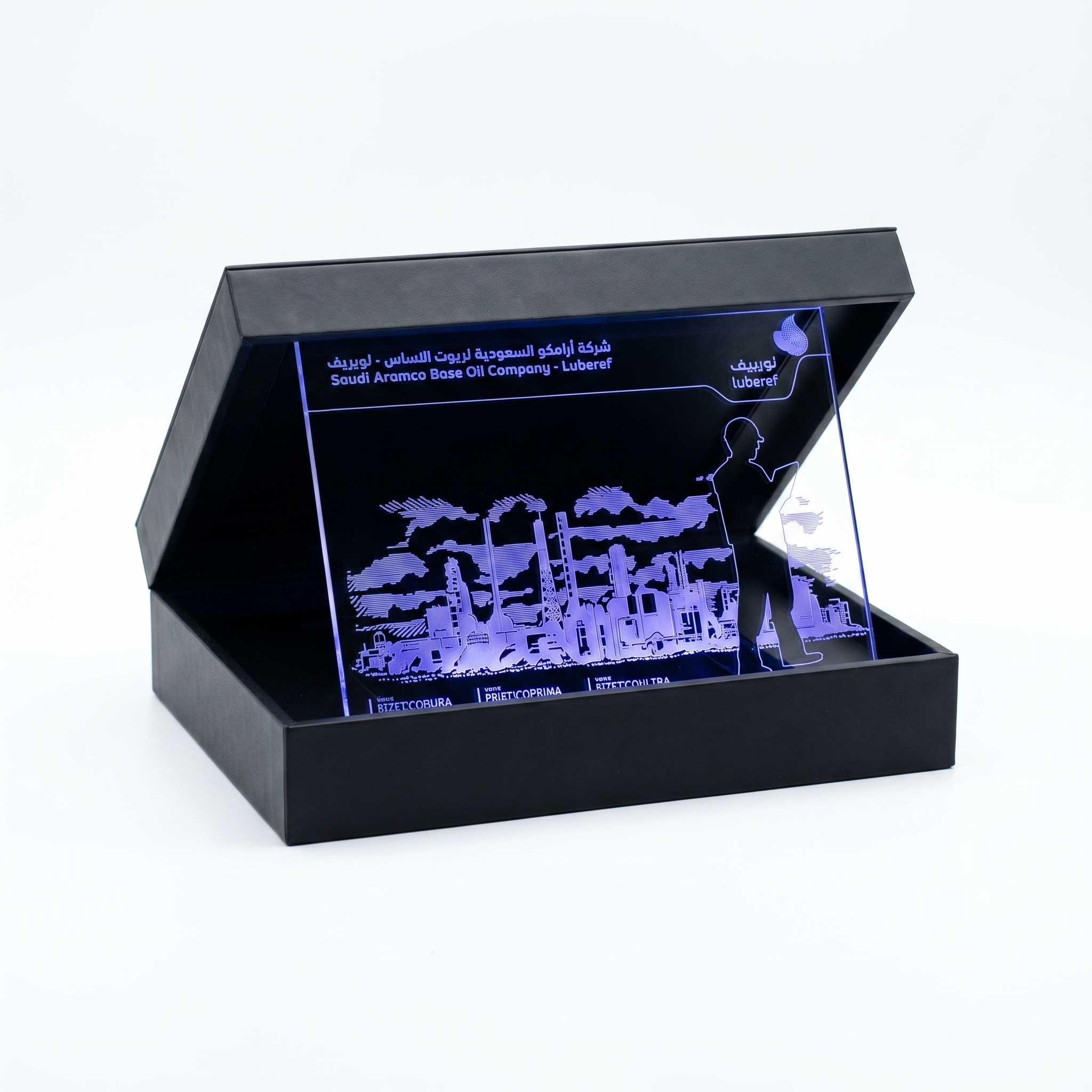 LED Crystal Plaque